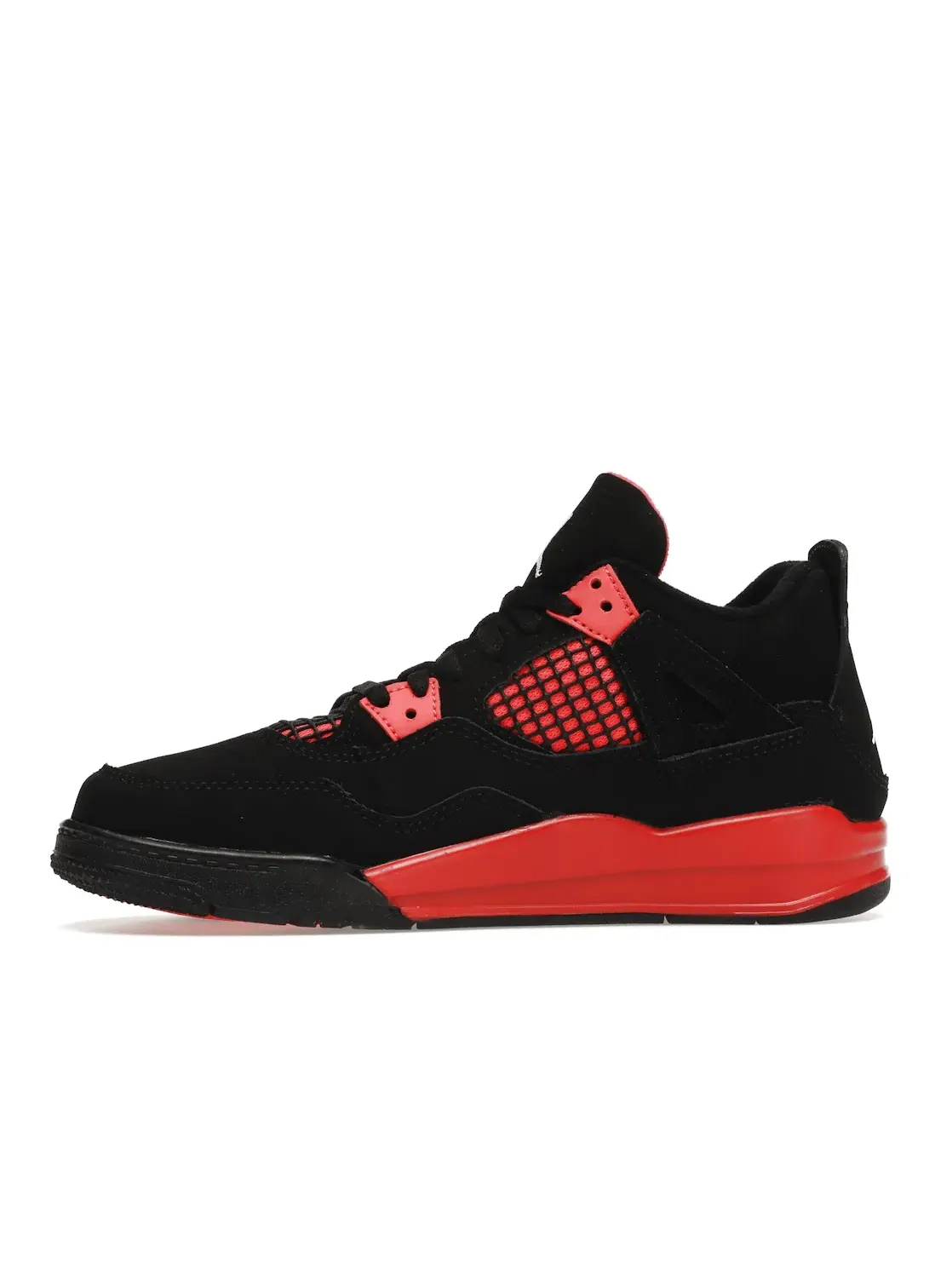 Детские кроссовки с замшевым верхом Jordan 4 Retro — изображение 3 из 4, черный/мульти--мульти