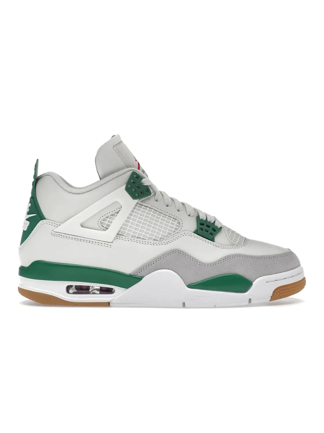Мужские кроссовки лимитированной серии Jordan 4 Retro SB Pine Green — изображение 1 из 4, зеленый/серый/белый
