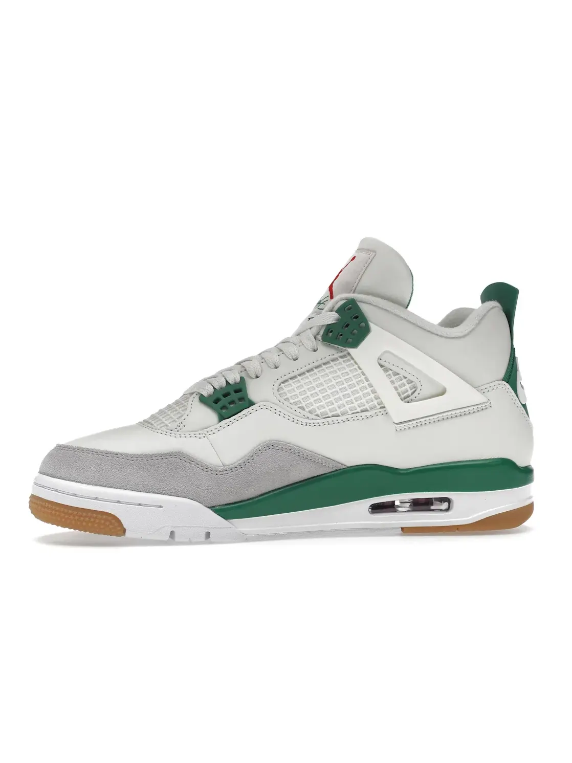 Мужские кроссовки лимитированной серии Jordan 4 Retro SB Pine Green — изображение 3 из 4, зеленый/серый/белый