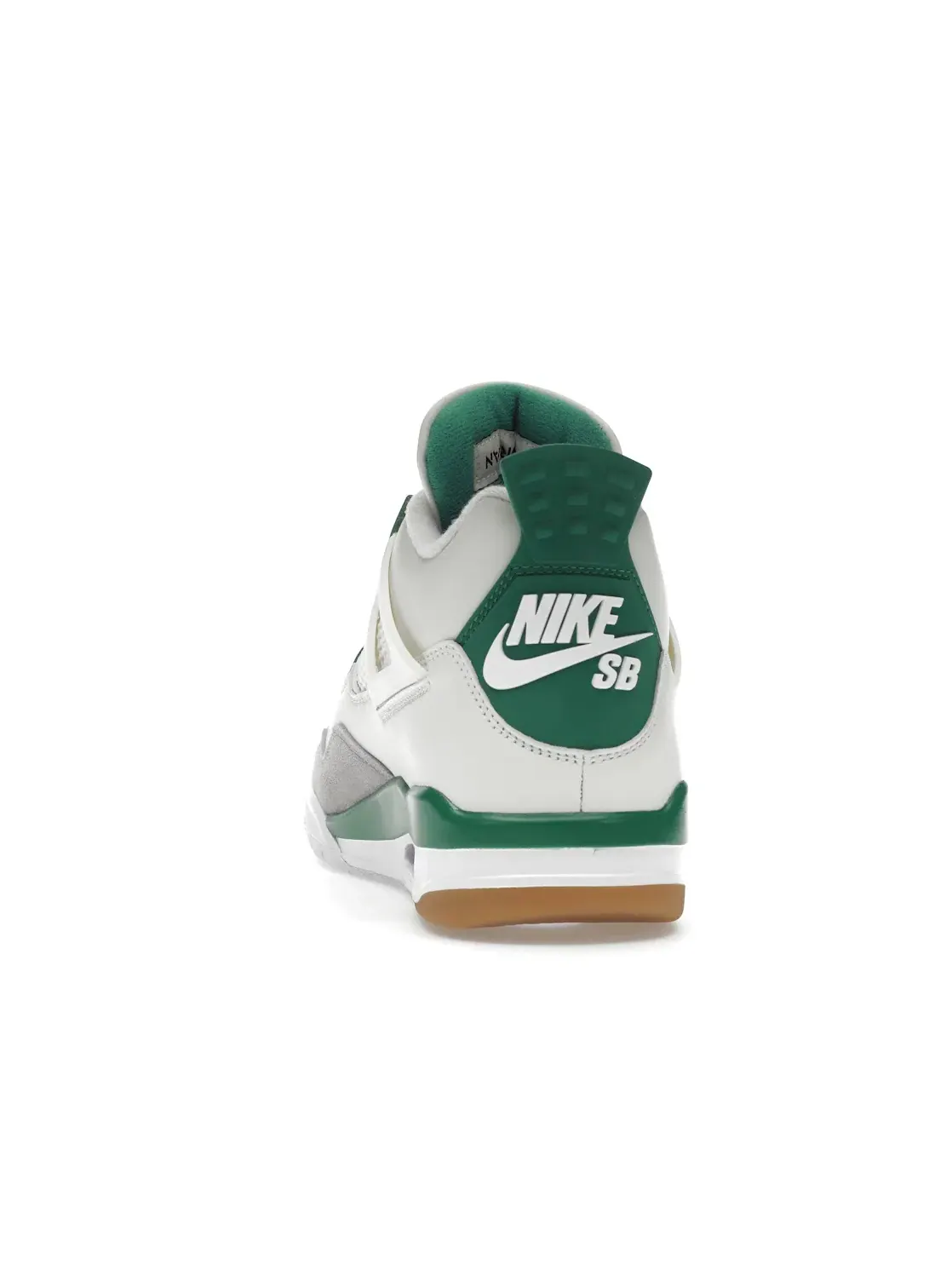 Мужские кроссовки лимитированной серии Jordan 4 Retro SB Pine Green — изображение 4 из 4, зеленый/серый/белый