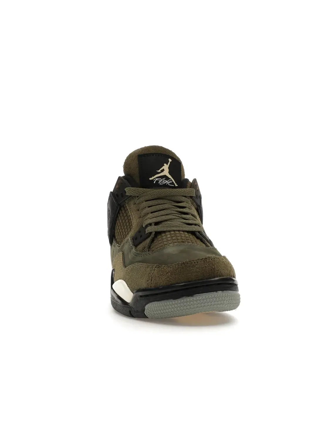 Детские кроссовки с патчворк-дизайном Jordan 4 Retro SE Craft Medium Olive (GS) Jordan — изображение 2 из 4