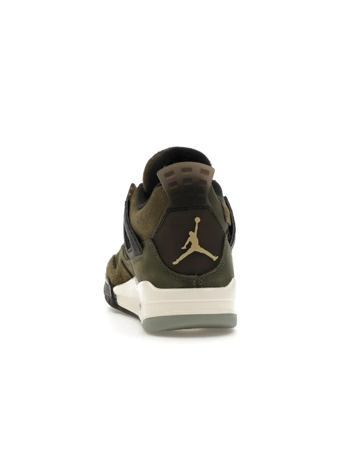 Детские кроссовки с патчворк-дизайном Jordan 4 Retro SE Craft Medium Olive (GS) Jordan — изображение 4 из 4