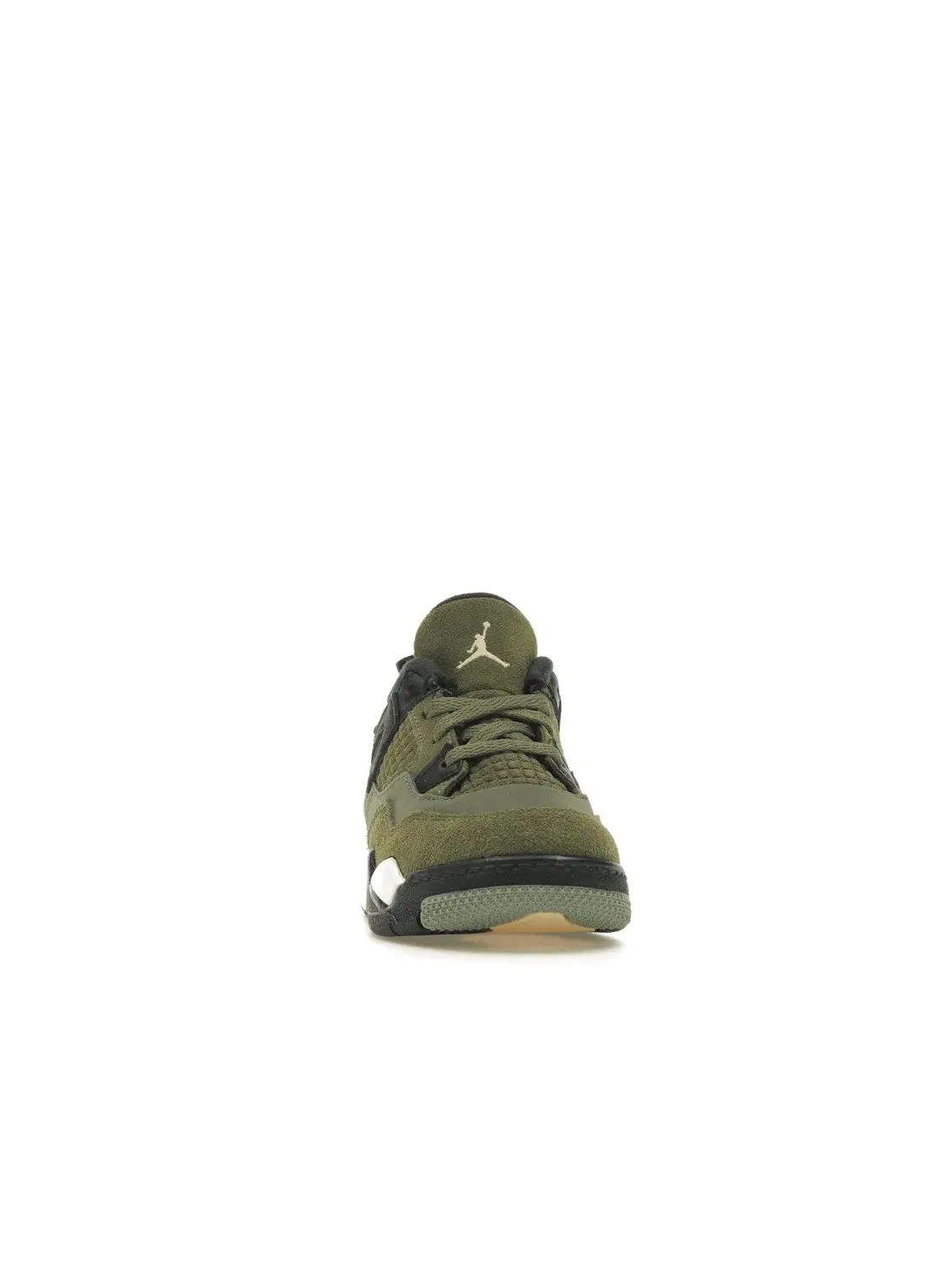 Детские кроссовки из замши и кожи Jordan 4 Retro SE Craft Medium Olive — изображение 2 из 4