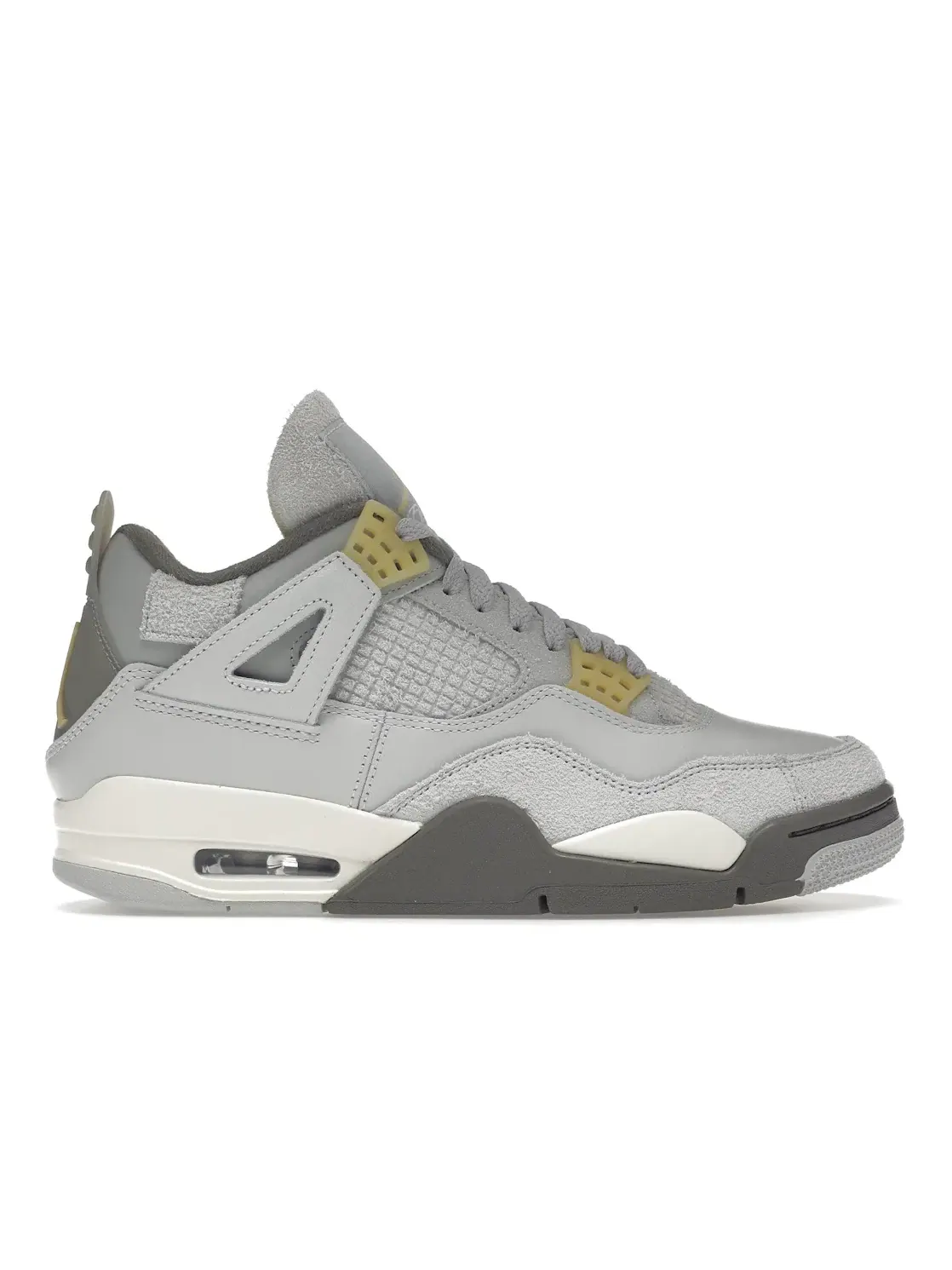 Мужские кроссовки из кожи и замши Jordan 4 Retro SE Craft Photon Dust — изображение 1 из 4, бледный/белый/серый
