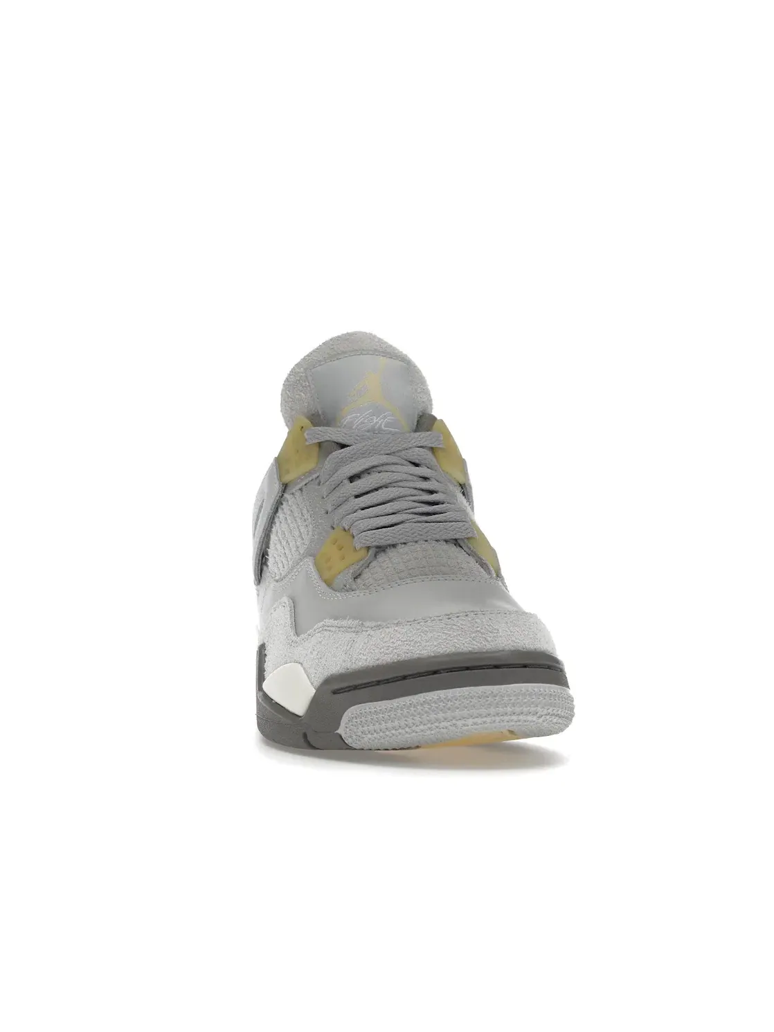 Мужские кроссовки из кожи и замши Jordan 4 Retro SE Craft Photon Dust — изображение 2 из 4, бледный/белый/серый