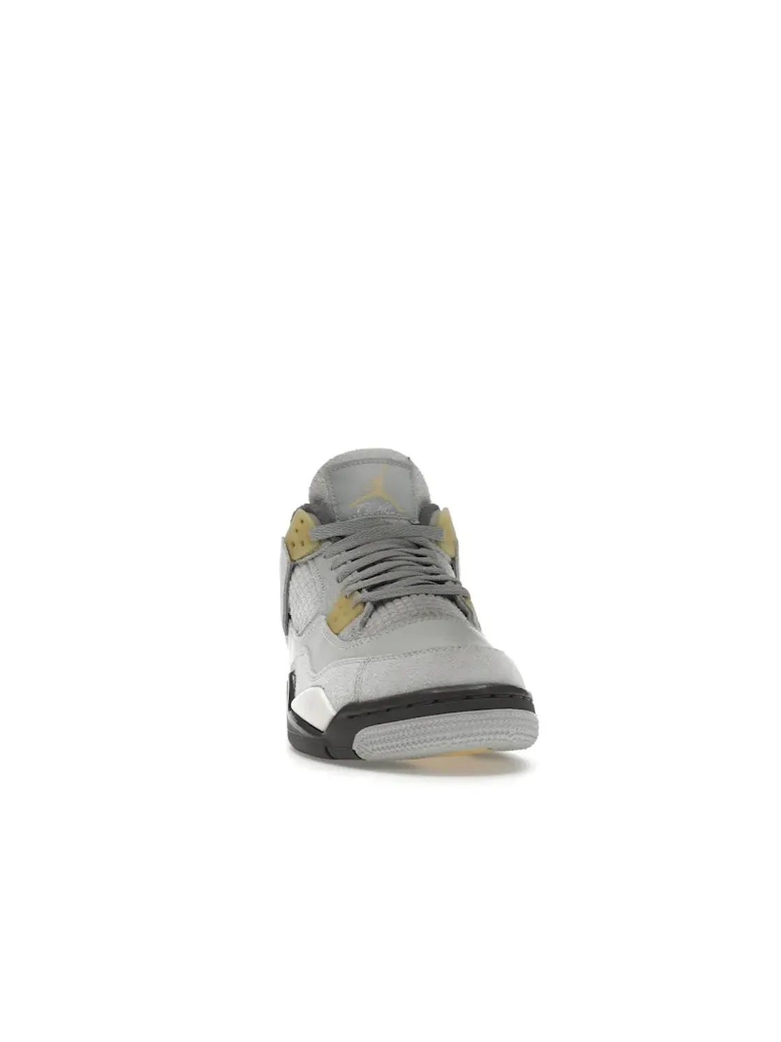 Детские кроссовки с верхом из кожи и замши Jordan 4 Retro SE Craft Jordan — изображение 2 из 4, бледный/белый/серый