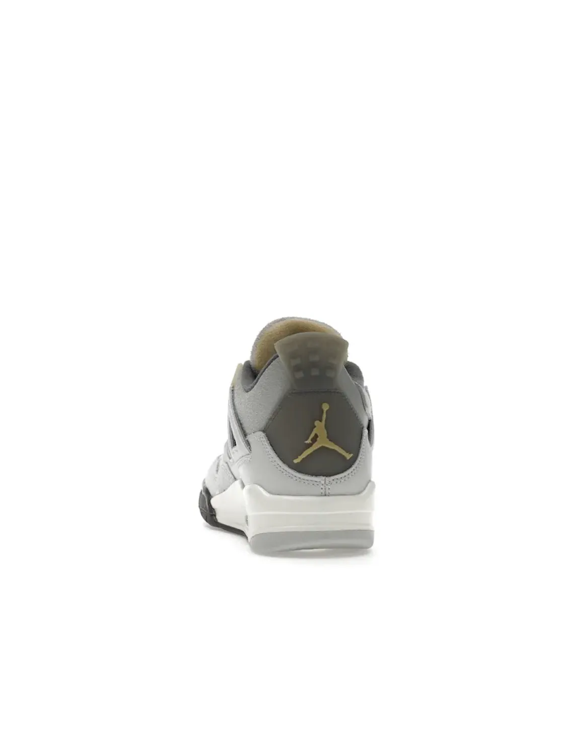 Детские кроссовки с верхом из кожи и замши Jordan 4 Retro SE Craft Jordan — изображение 4 из 4, бледный/белый/серый