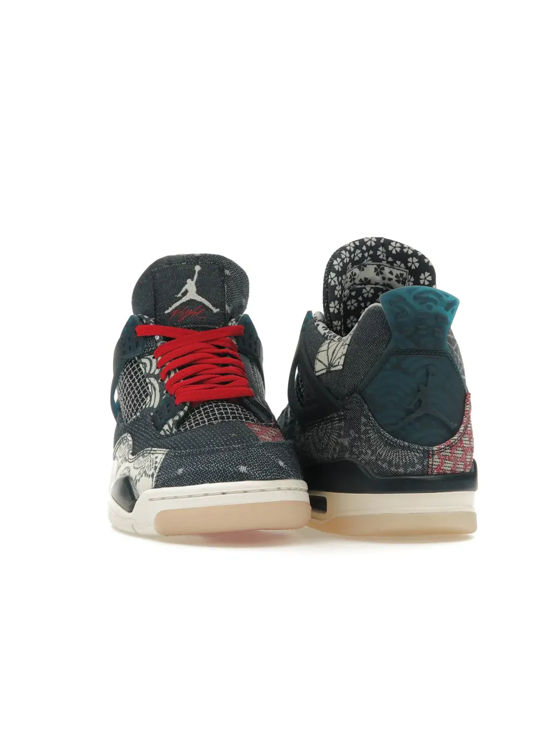 Мужские кроссовки Lifestyle с принтом Jordan 4 Retro SE Sashiko — изображение 2 из 4, глубокий/-серый-красный