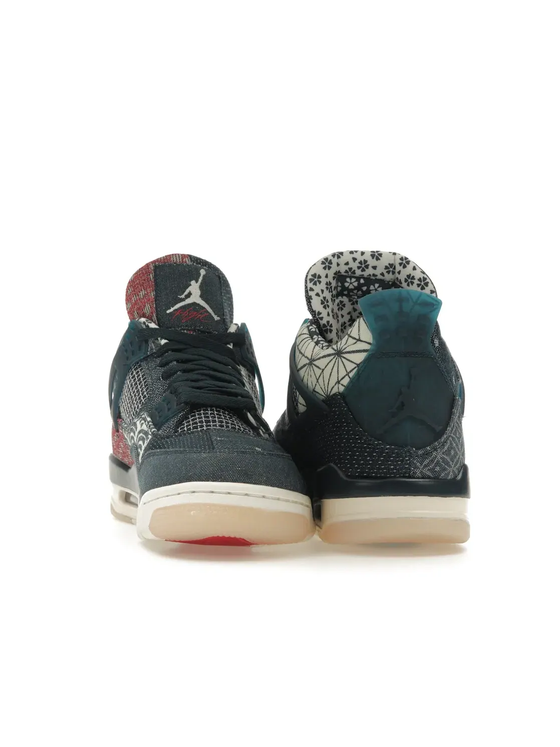 Мужские кроссовки Lifestyle с принтом Jordan 4 Retro SE Sashiko — изображение 4 из 4, глубокий/-серый-красный
