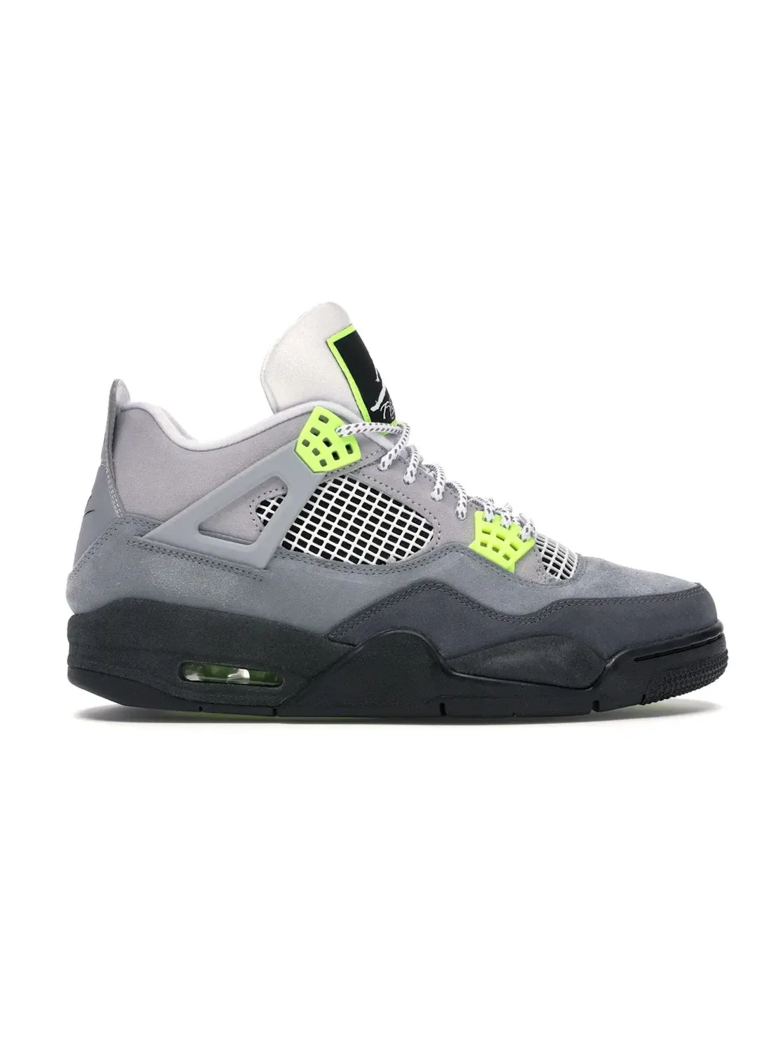 Мужские кроссовки с принтом Jordan 4 Retro Jordan — изображение 1 из 4, серый/-серый