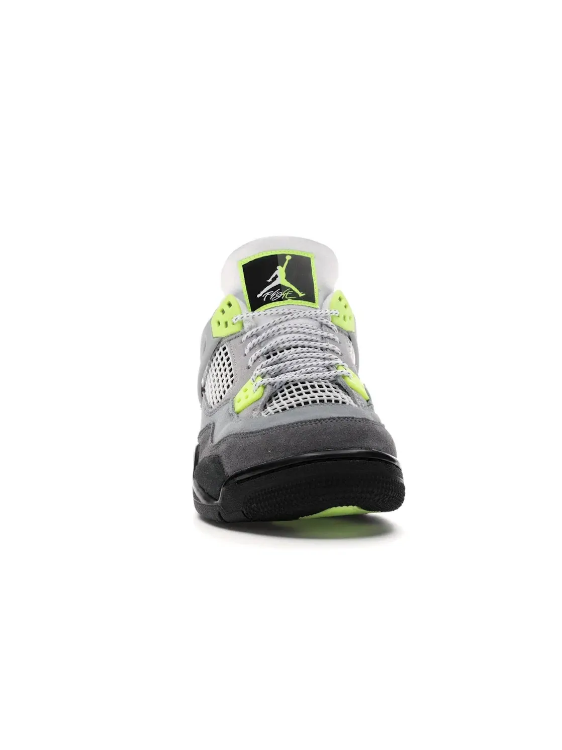 Детские кроссовки с сетчатыми вставками Jordan 4 Retro — изображение 2 из 4, серый/-серый