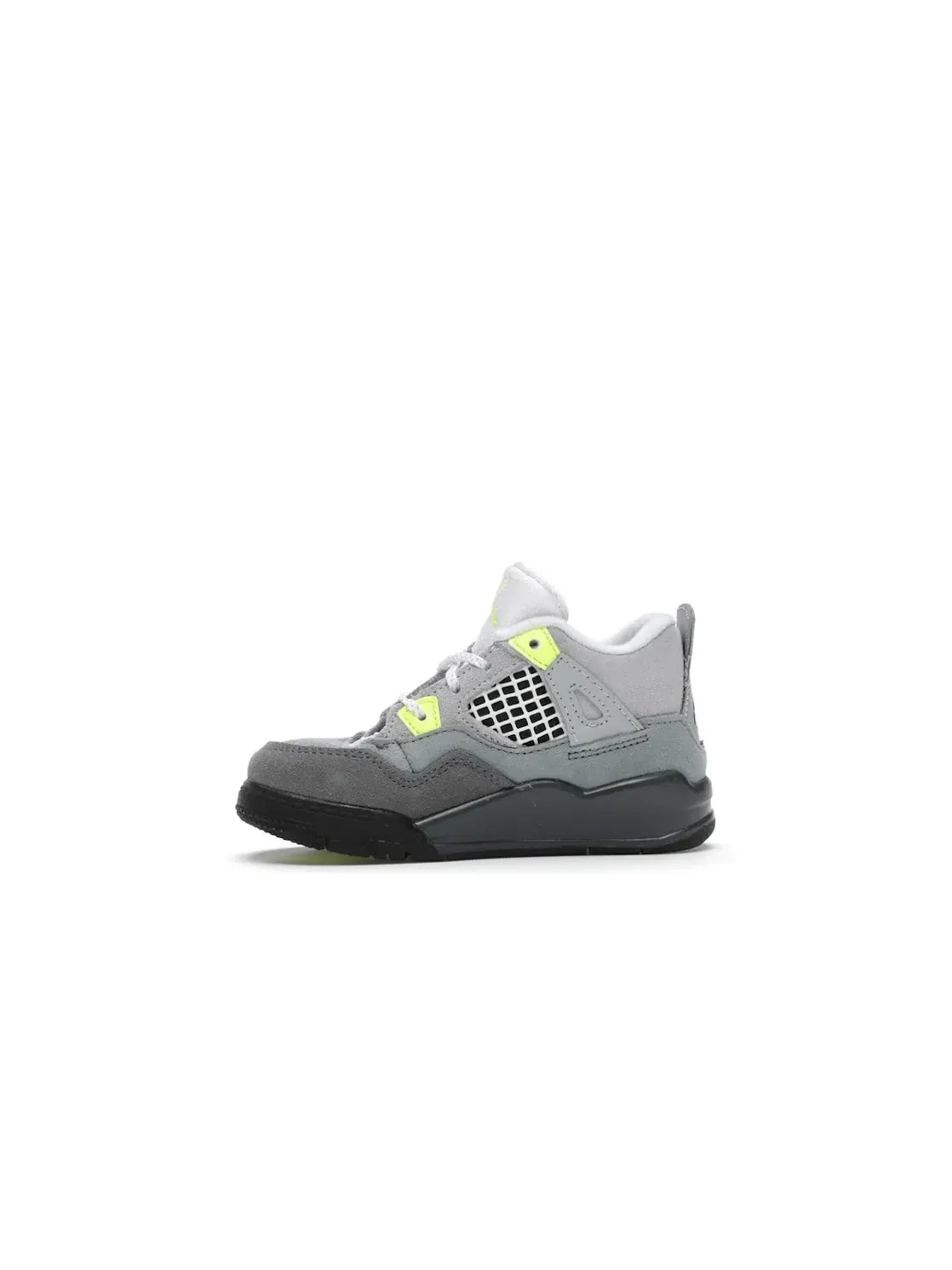 Детские кроссовки с принтом Jordan 4 Retro SE 95 Neon — изображение 3 из 4, серый/-серый
