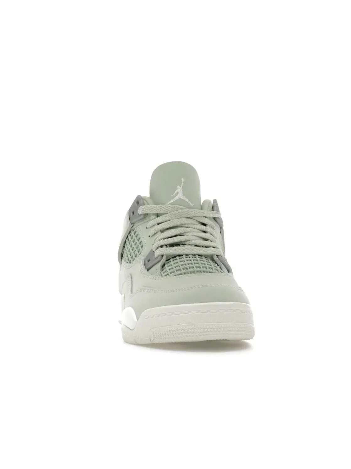 Детские кроссовки с пастельным дизайном Jordan 4 Retro Jordan — изображение 2 из 4, металлик серебристый