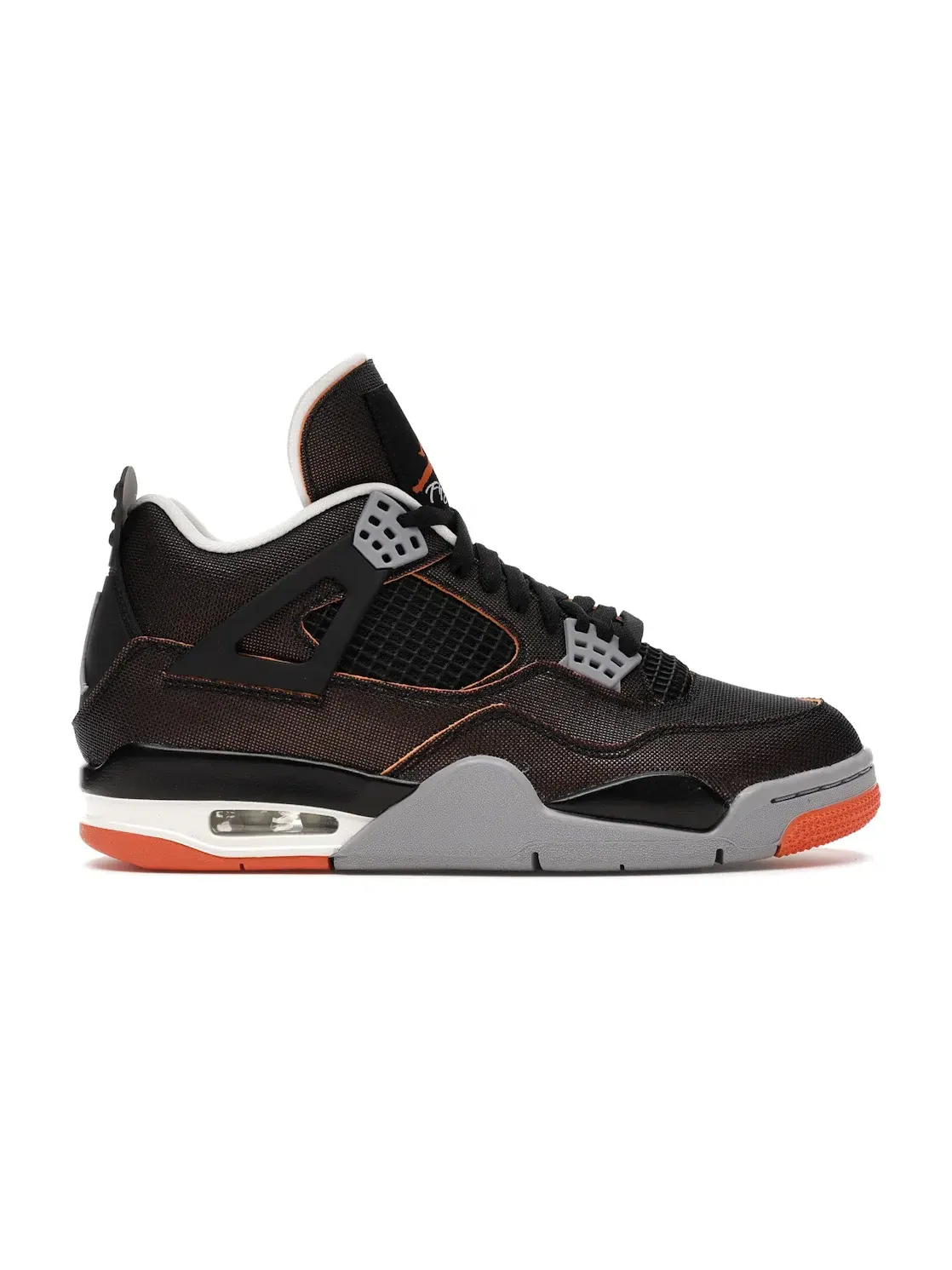 Женские кроссовки Lifestyle с принтом Jordan 4 Retro Jordan — изображение 1 из 4, черный--светлый серый