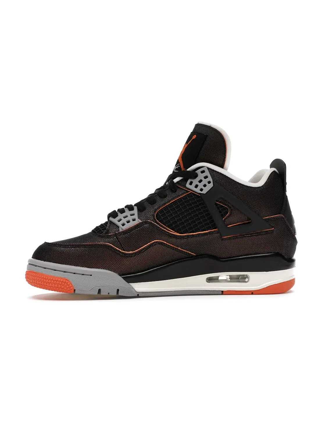 Женские кроссовки Lifestyle с принтом Jordan 4 Retro Jordan — изображение 3 из 4, черный--светлый серый