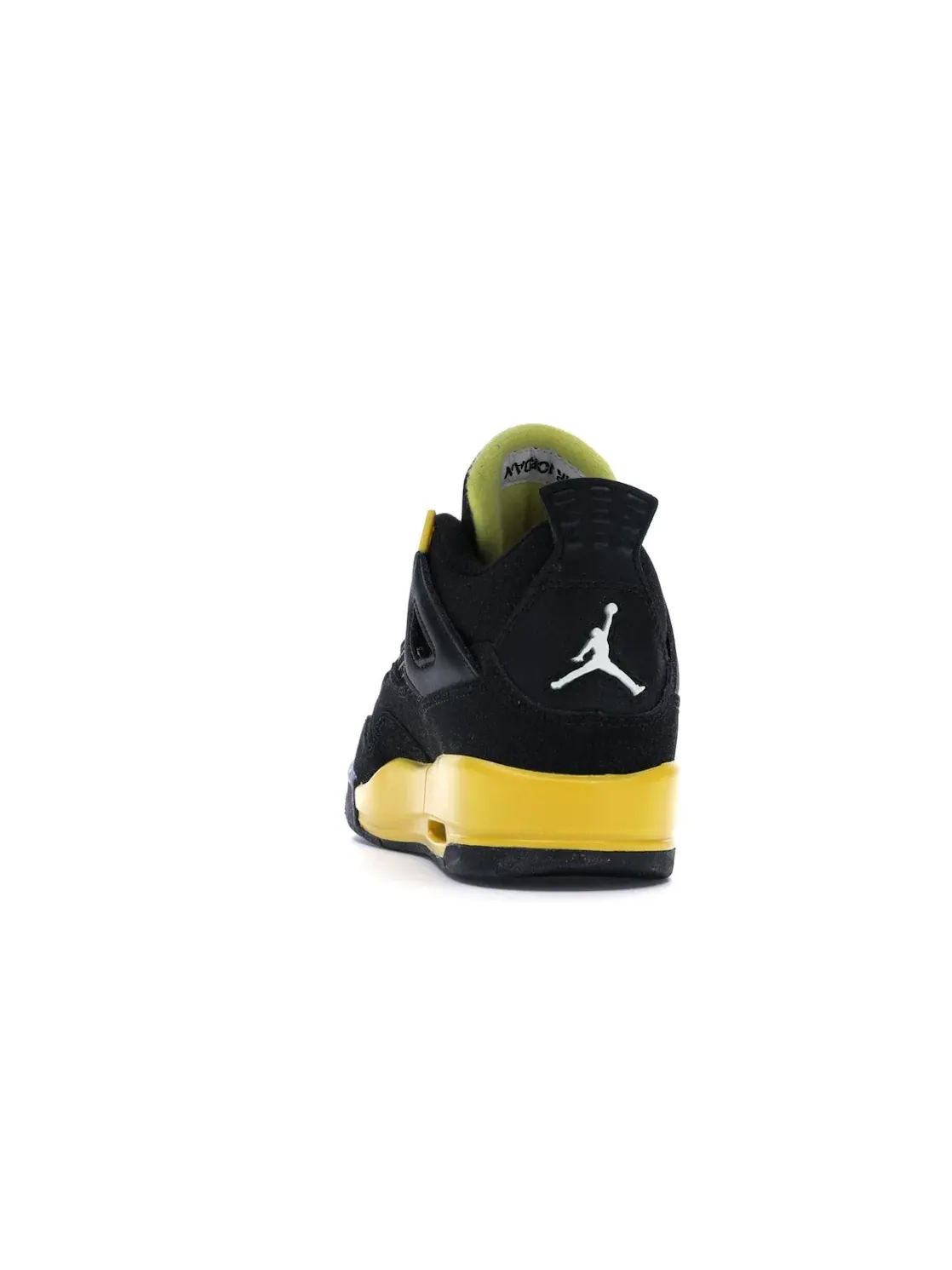 Детские кроссовки Lifestyle с принтом Jordan 4 Retro Thunder (2012) Jordan — изображение 4 из 4, черный/белый-желтый