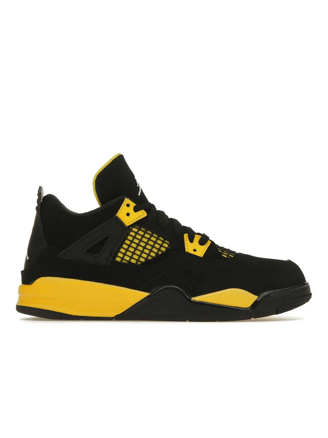 Детские кроссовки для мальчиков и девочек с высокой посадкой Jordan 4 Retro Thunder Jordan — изображение 1 из 4
