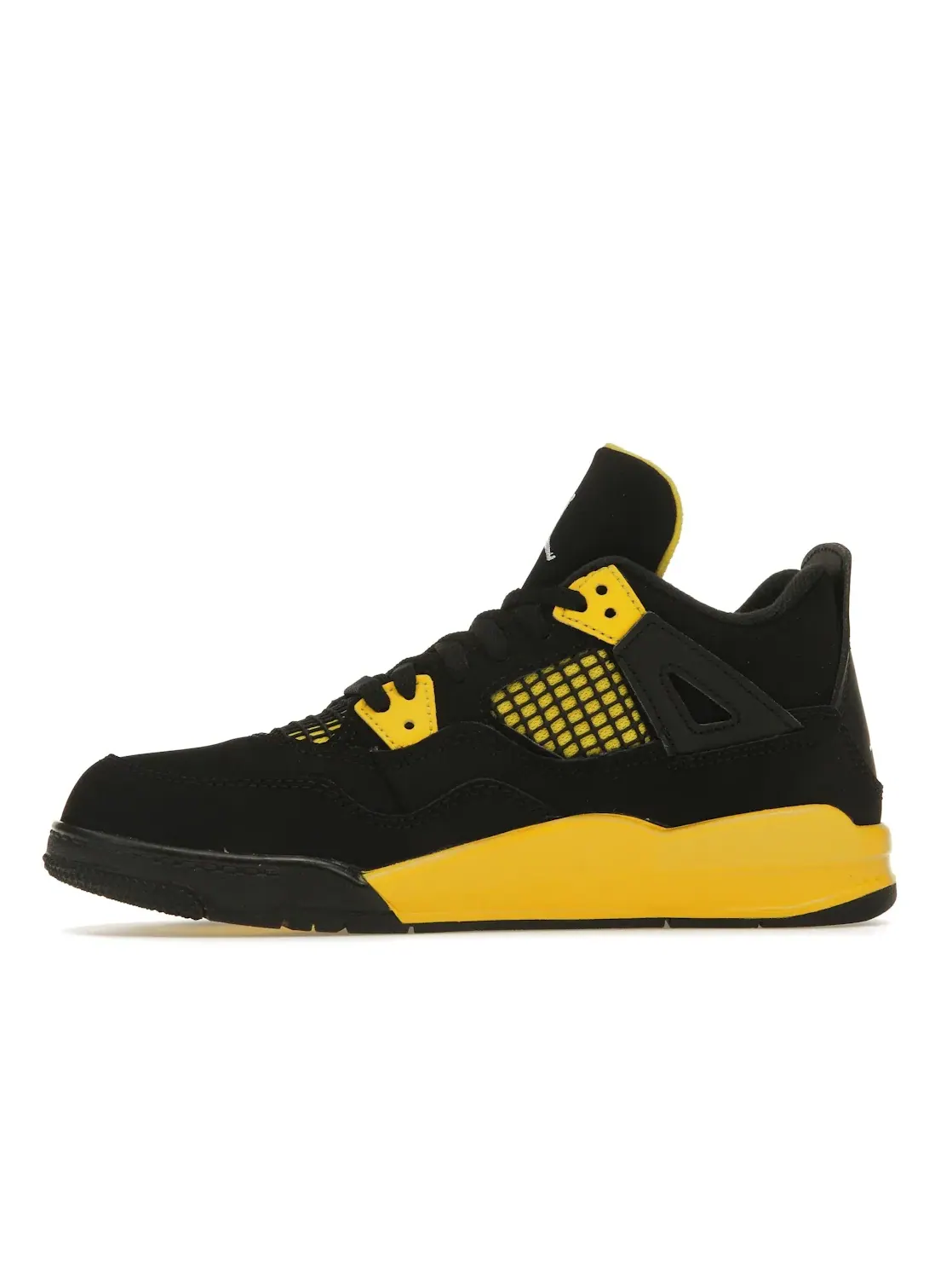 Детские кроссовки для мальчиков и девочек с высокой посадкой Jordan 4 Retro Thunder Jordan — изображение 3 из 4