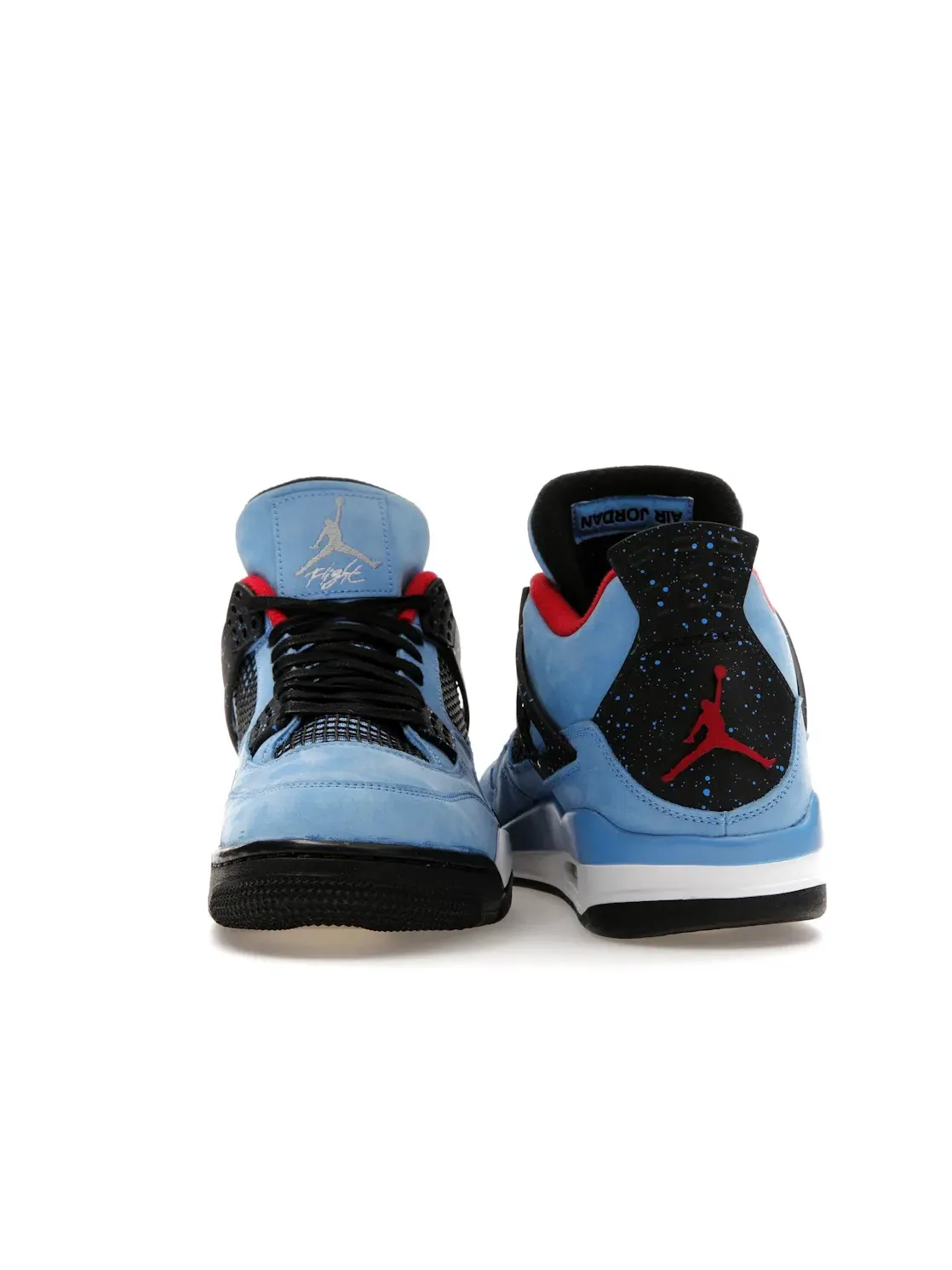 Мужские кроссовки с замшевым верхом Jordan 4 Retro Cactus Jack Jordan — изображение 4 из 4, синий черный красный
