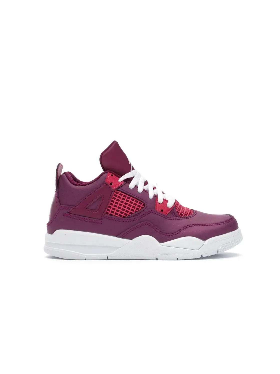 Детские кроссовки Lifestyle с принтом Jordan 4 Retro Jordan — изображение 1 из 4, розовый-белый