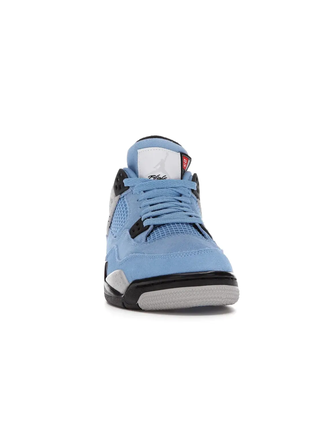 Детские кроссовки с замшевым верхом Jordan 4 Retro University Blue — изображение 2 из 4, синий/серый/белый/черный