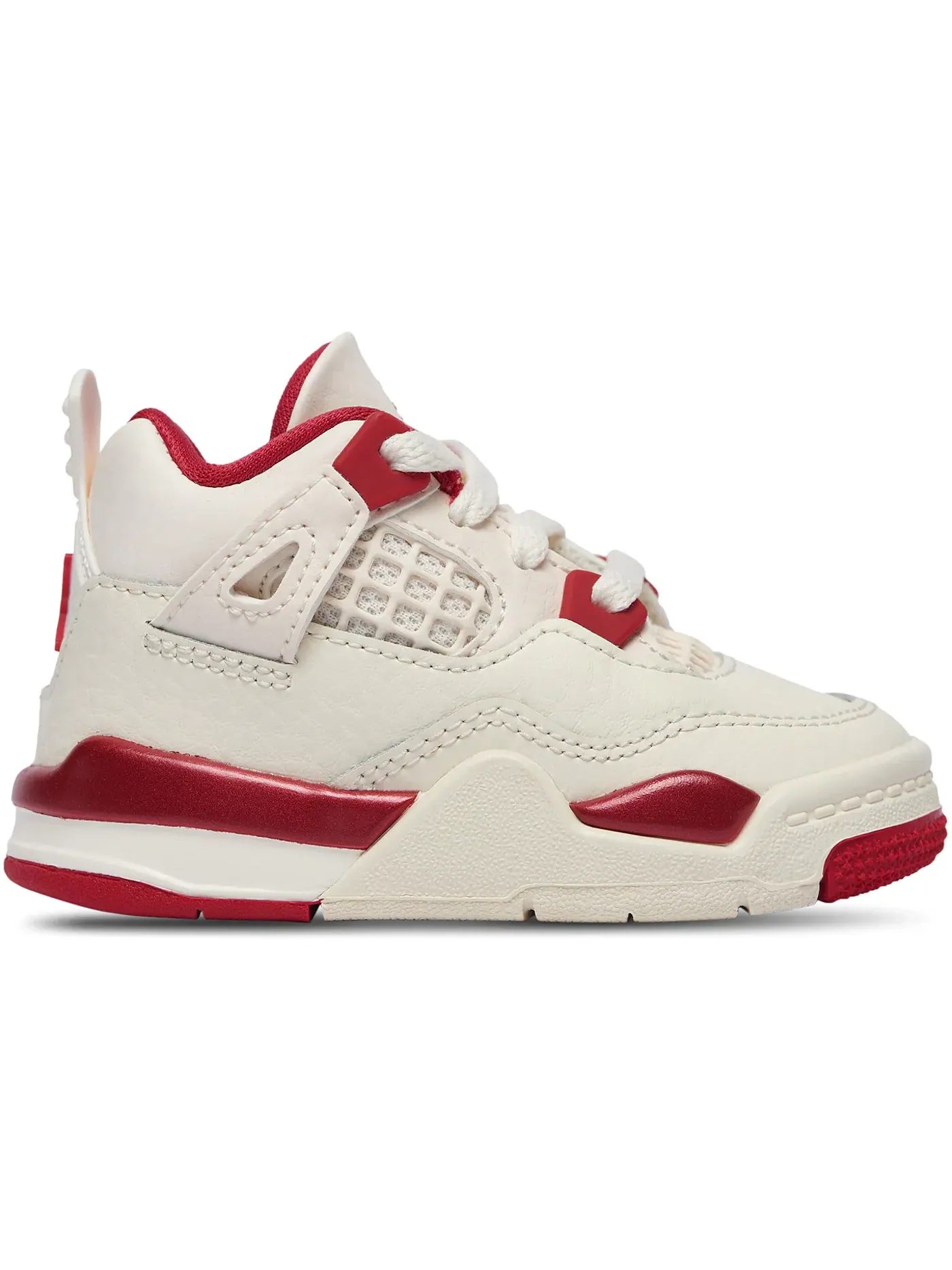Детские кроссовки с сезонным дизайном Jordan 4 Retro Valentines Day Sierra Red TD Jordan — изображение 1 из 1
