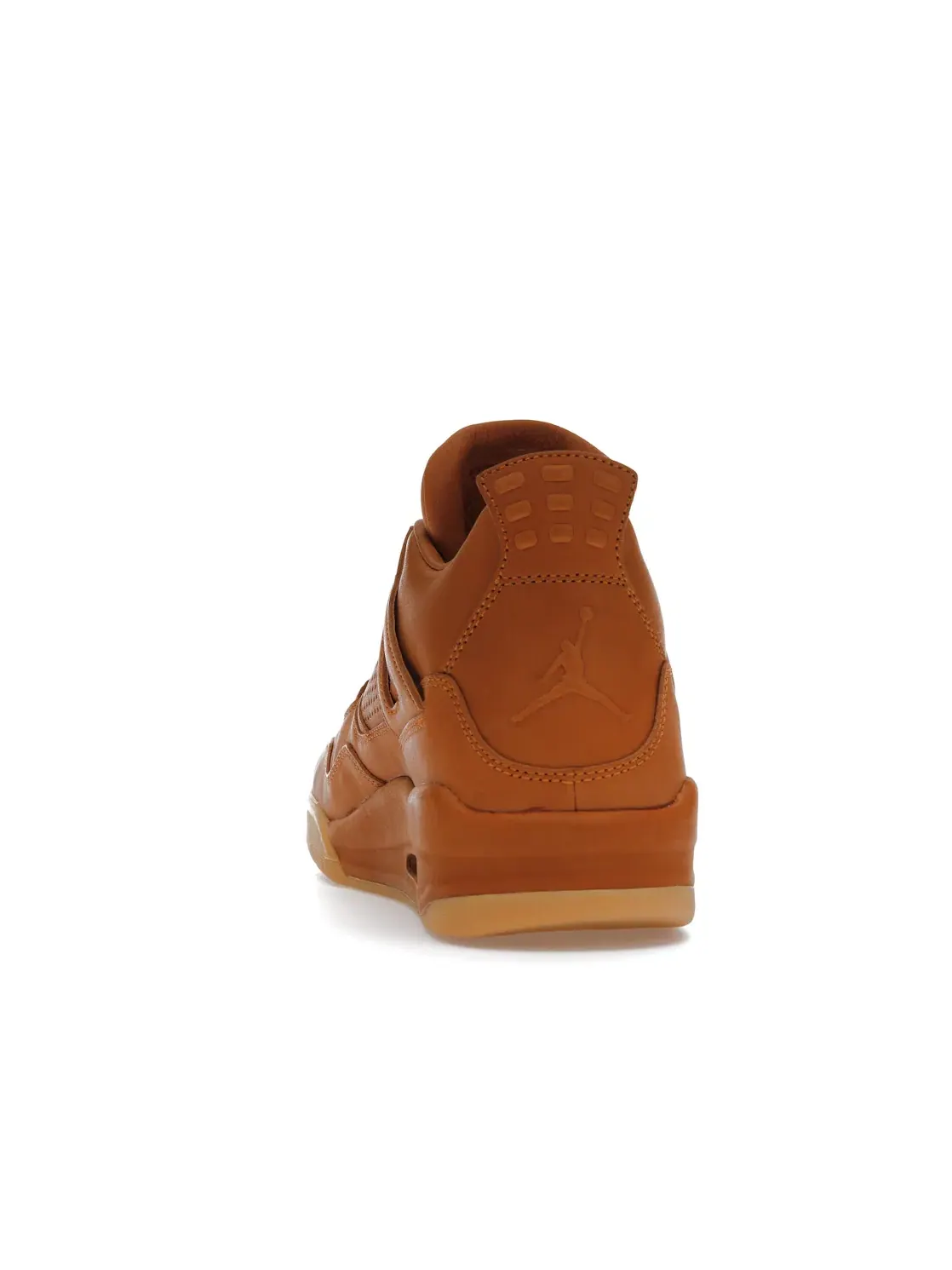 Мужские кроссовки из нубука Ginger Jordan 4 Retro — изображение 4 из 4, желтый