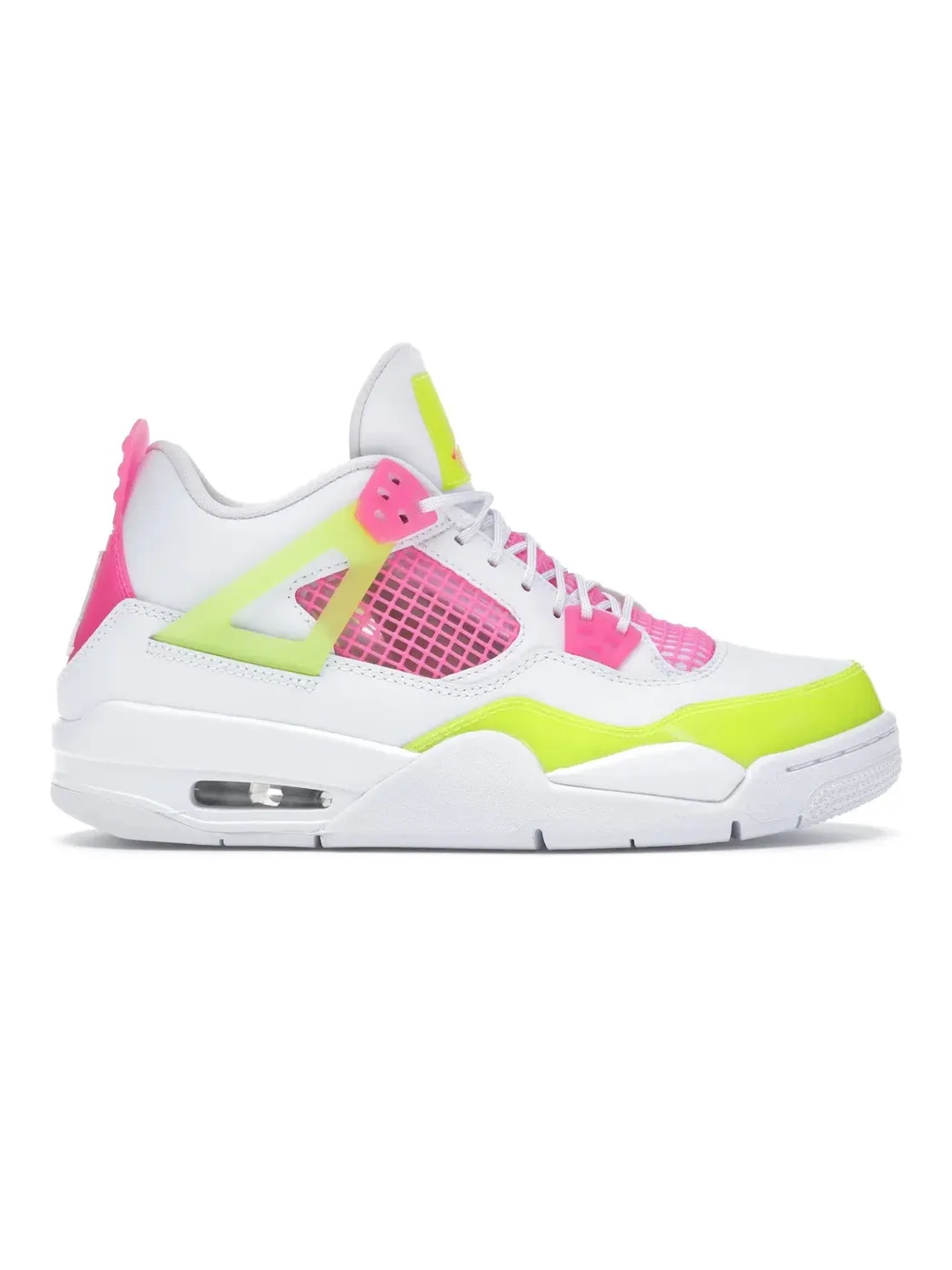 Детские кроссовки Lifestyle с вентиляцией Jordan 4 Retro — изображение 1 из 4, белый/-розовый