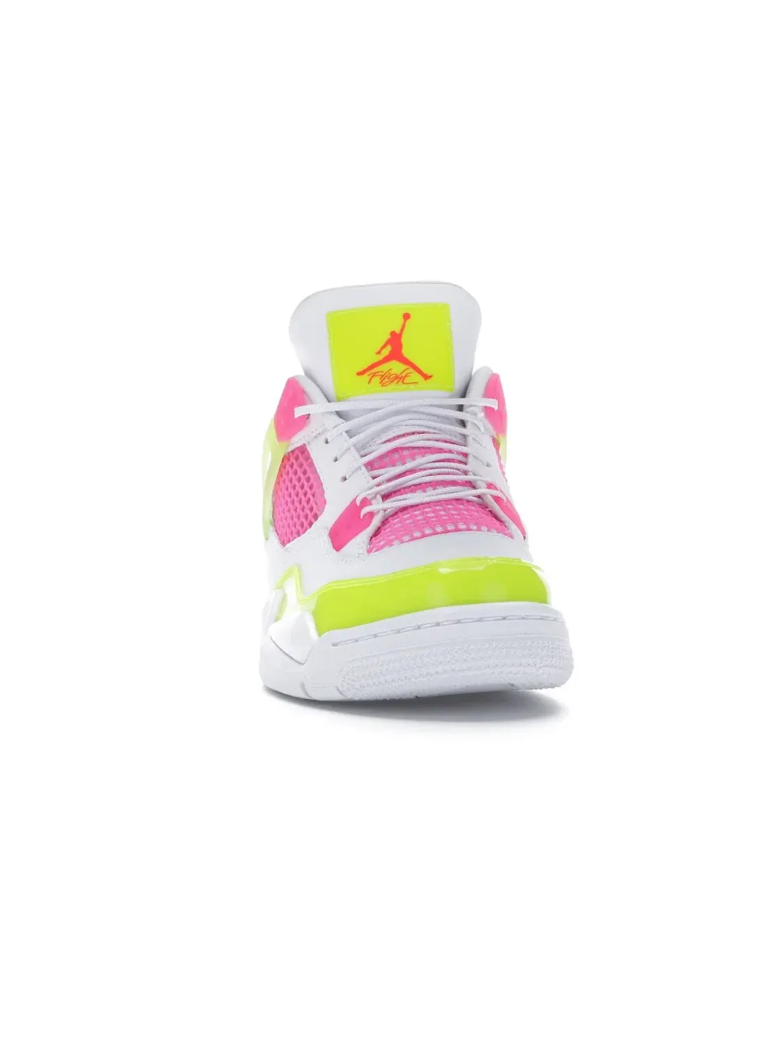 Детские кроссовки Lifestyle с вентиляцией Jordan 4 Retro — изображение 2 из 4, белый/-розовый