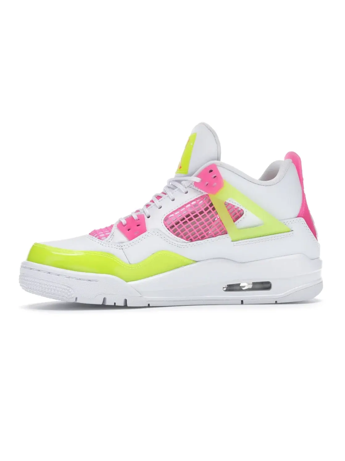 Детские кроссовки Lifestyle с вентиляцией Jordan 4 Retro — изображение 3 из 4, белый/-розовый