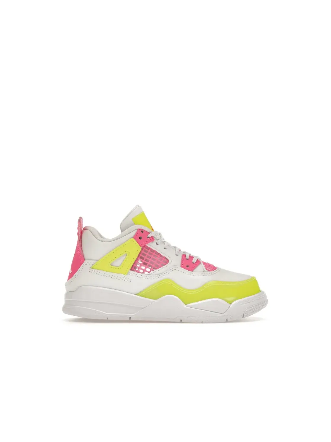 Детские кроссовки Lifestyle с цветными акцентами Jordan 4 Retro — изображение 1 из 4, белый/-розовый
