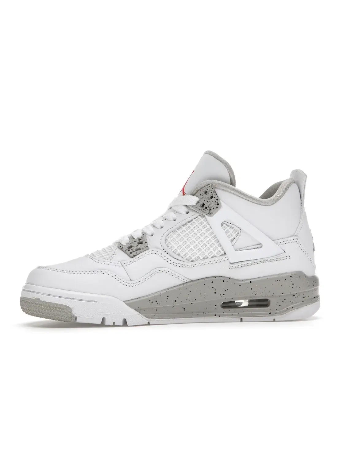 Детские кроссовки с сетчатым верхом Jordan 4 Retro White Oreo (2021) (GS) Jordan — изображение 3 из 4