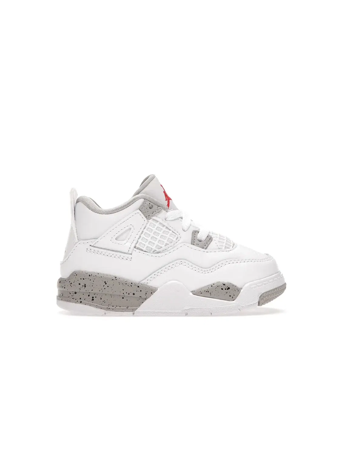 Детские кроссовки Lifestyle с белой замшевой кожей Jordan 4 Retro — изображение 1 из 4