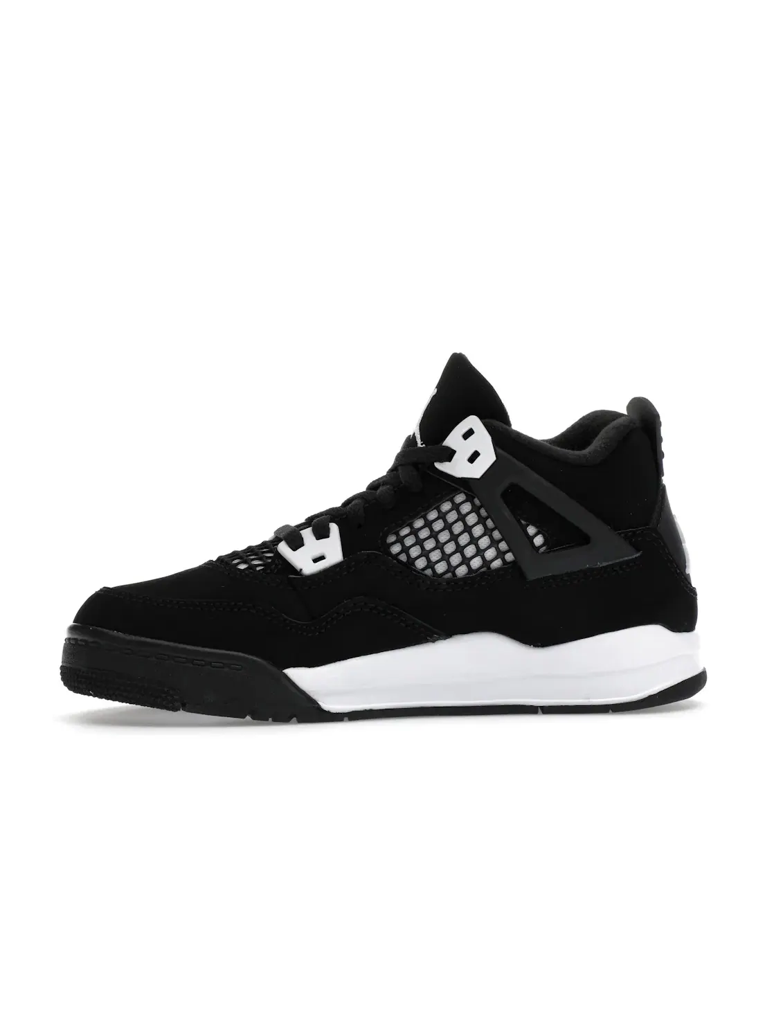 Детские кроссовки Lifestyle с моделью Jordan 4 Retro Jordan — изображение 3 из 4, черный/белый/черный