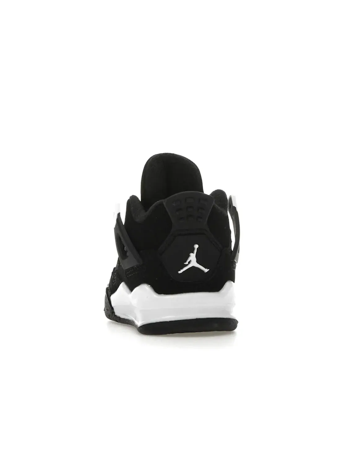 Детские кроссовки с верхом из нубука Jordan 4 Retro — изображение 4 из 4, черный/белый/черный