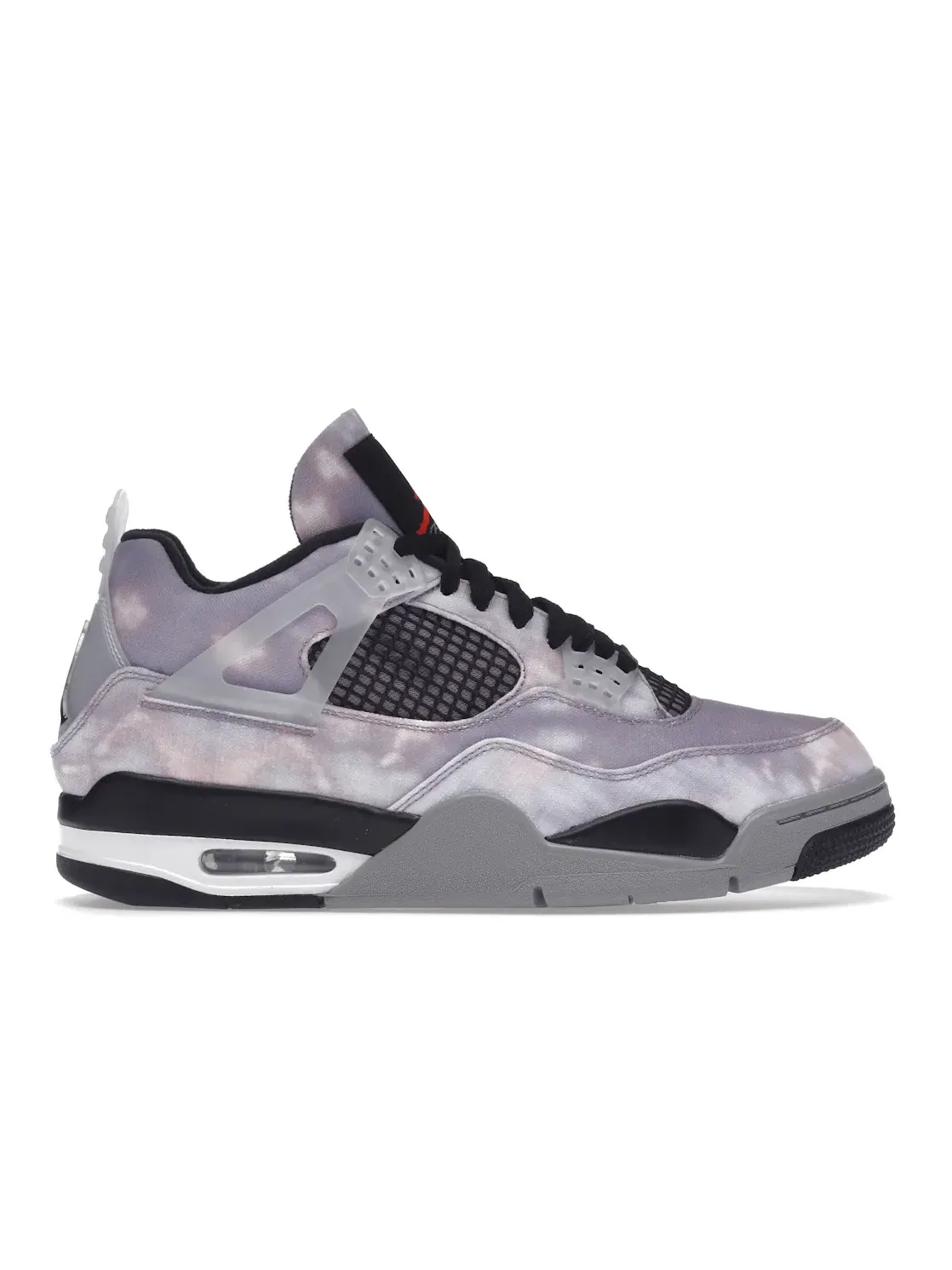 Мужские кроссовки с принтом Jordan 4 Retro — изображение 1 из 4, яркий-черный-серый