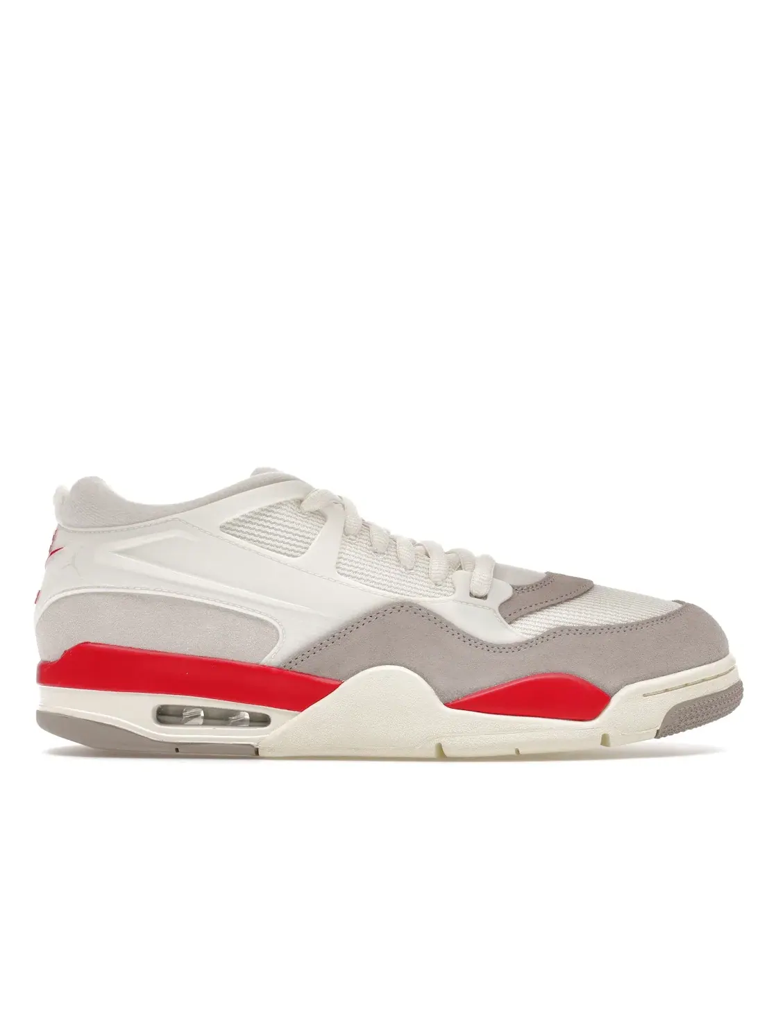 Мужские кроссовки Lifestyle с замшей и сеткой Jordan 4 RM — изображение 1 из 4, красный/серый
