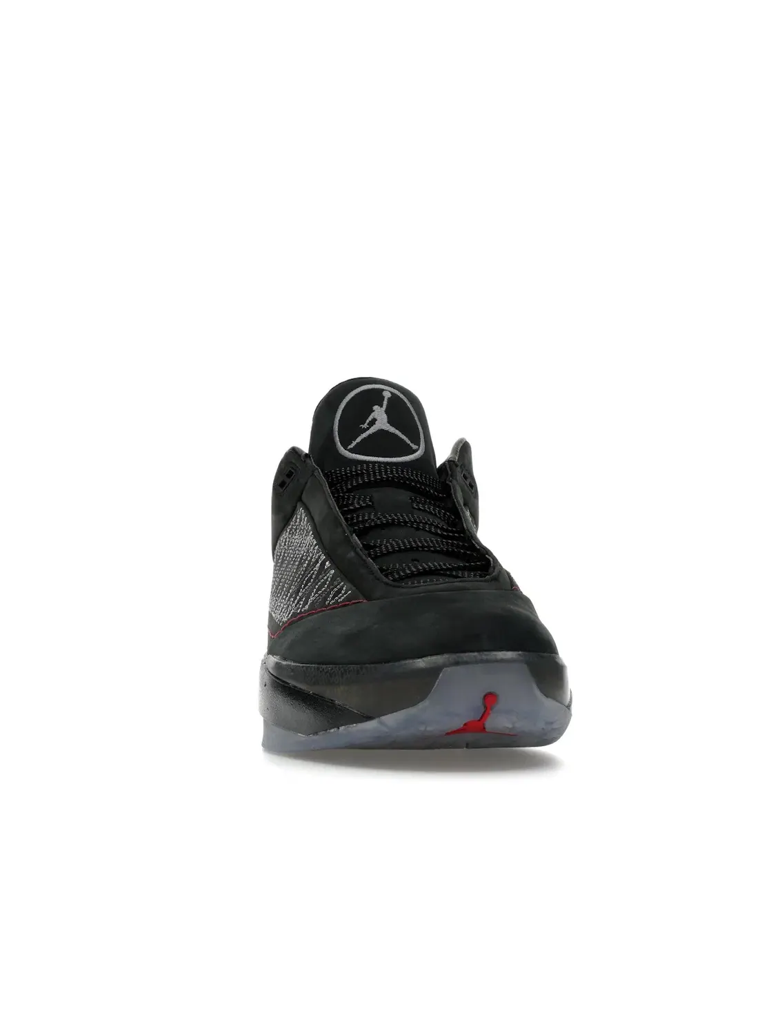 Мужские кроссовки для баскетбола с верхом из кожи и сетки Jordan 40-23 Jordan — изображение 2 из 4, черный//красный