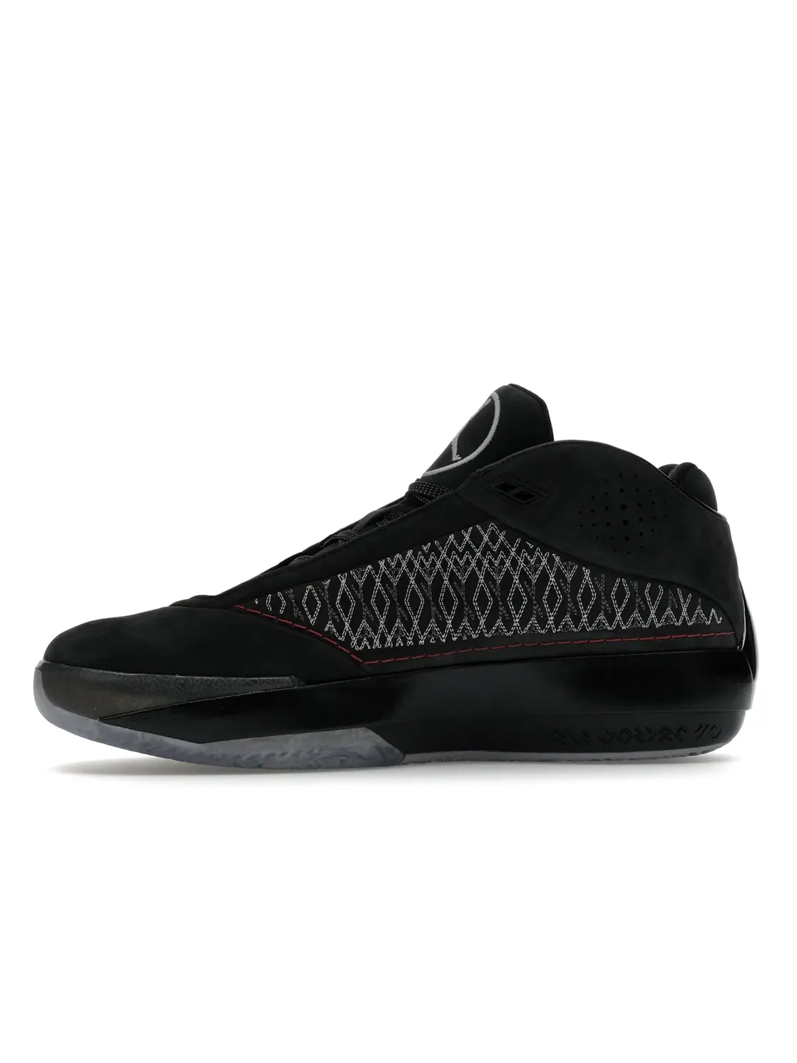 Мужские кроссовки для баскетбола с верхом из кожи и сетки Jordan 40-23 Jordan — изображение 3 из 4, черный//красный