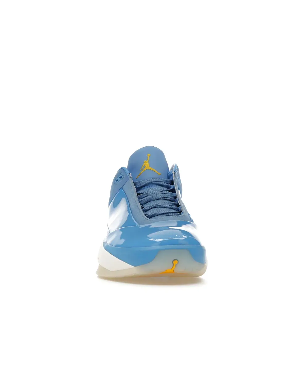 Мужские кроссовки для баскетбола с лакированной кожи Jordan 40 Jordan — изображение 2 из 4, синий/белый