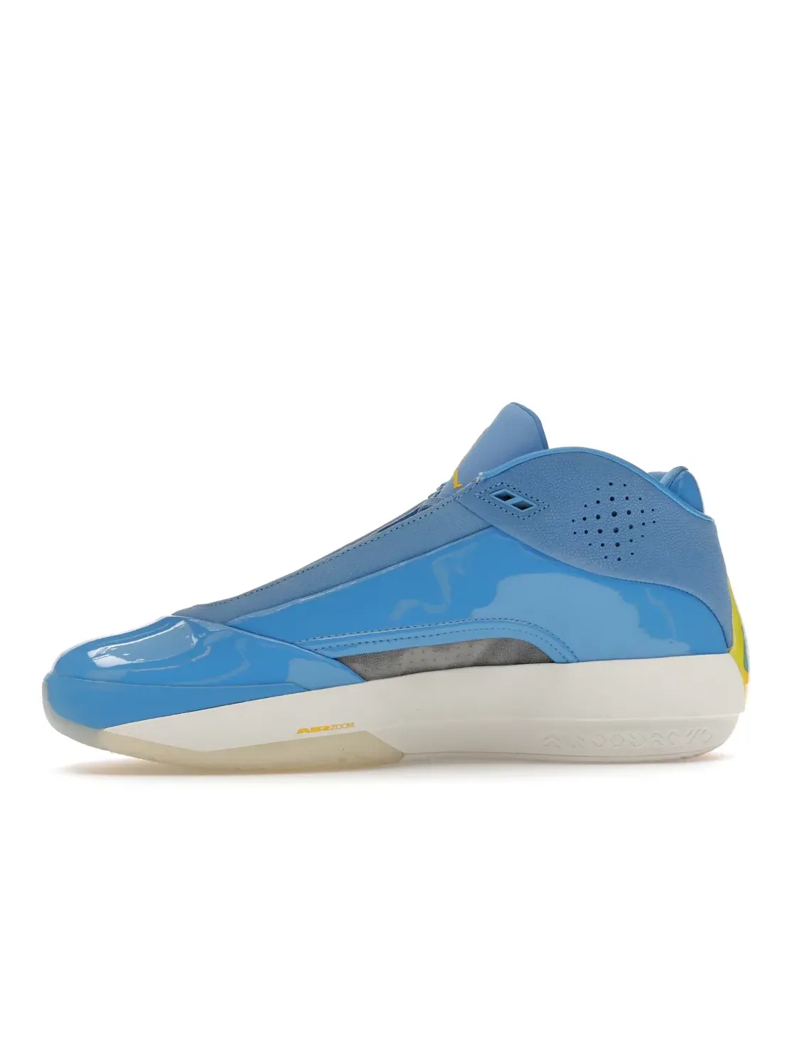 Мужские кроссовки для баскетбола с лакированной кожи Jordan 40 Jordan — изображение 3 из 4, синий/белый