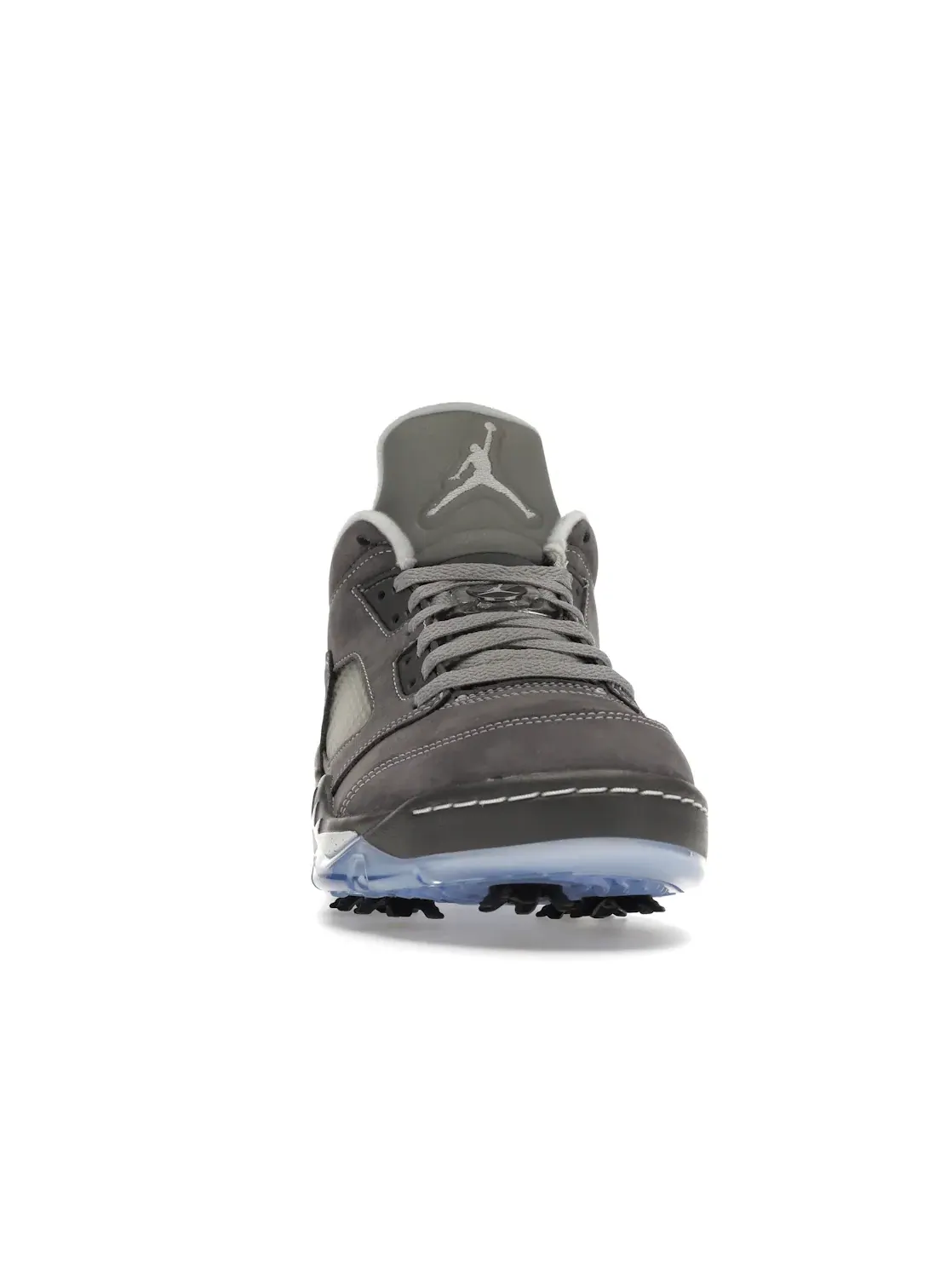 Мужские кроссовки для гольфа с белой контрастной строчкой Jordan 5 Golf Low Jordan — изображение 2 из 4, серый