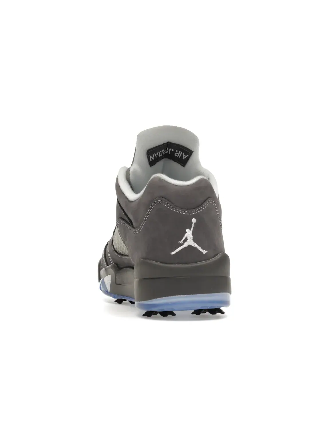 Мужские кроссовки для гольфа с белой контрастной строчкой Jordan 5 Golf Low Jordan — изображение 4 из 4, серый
