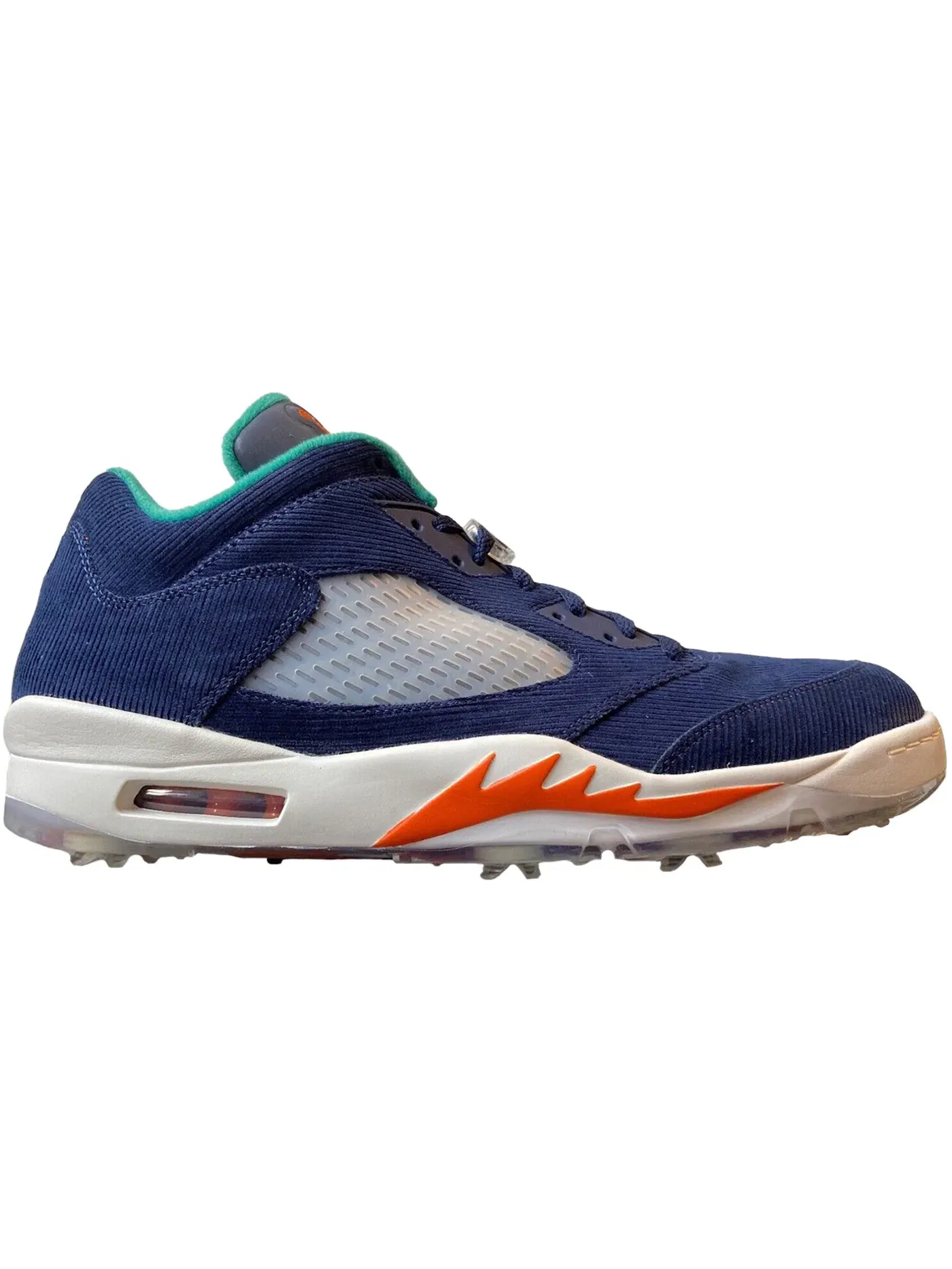 Мужские гольф-туфли с низким верхом Jordan 5 Low Golf NRG Jordan, Obsidian/Starfish
