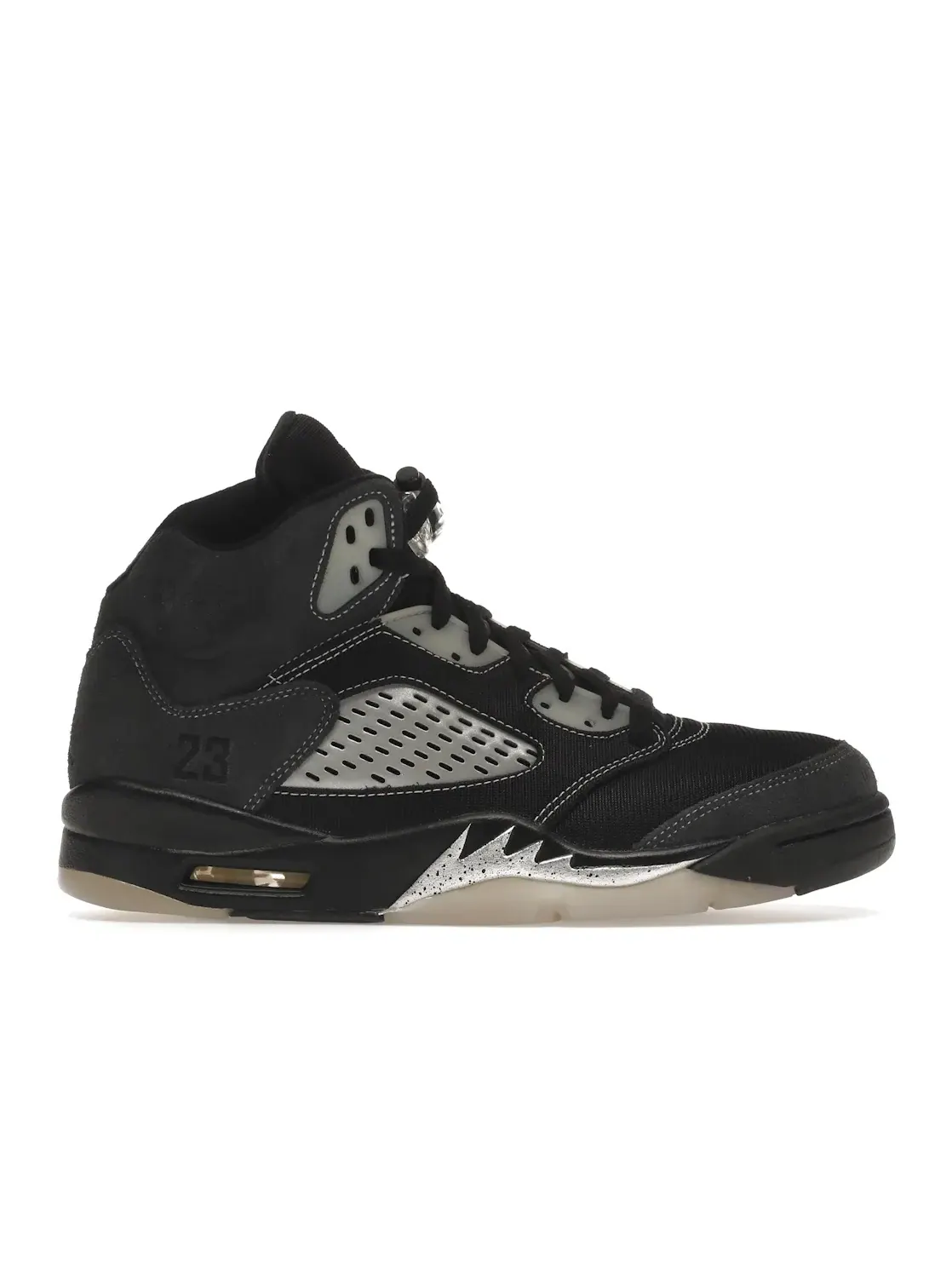 Мужские кроссовки Lifestyle с комбинированным верхом Jordan 5 Retro Jordan — изображение 1 из 4, серый-прозрачный-черный