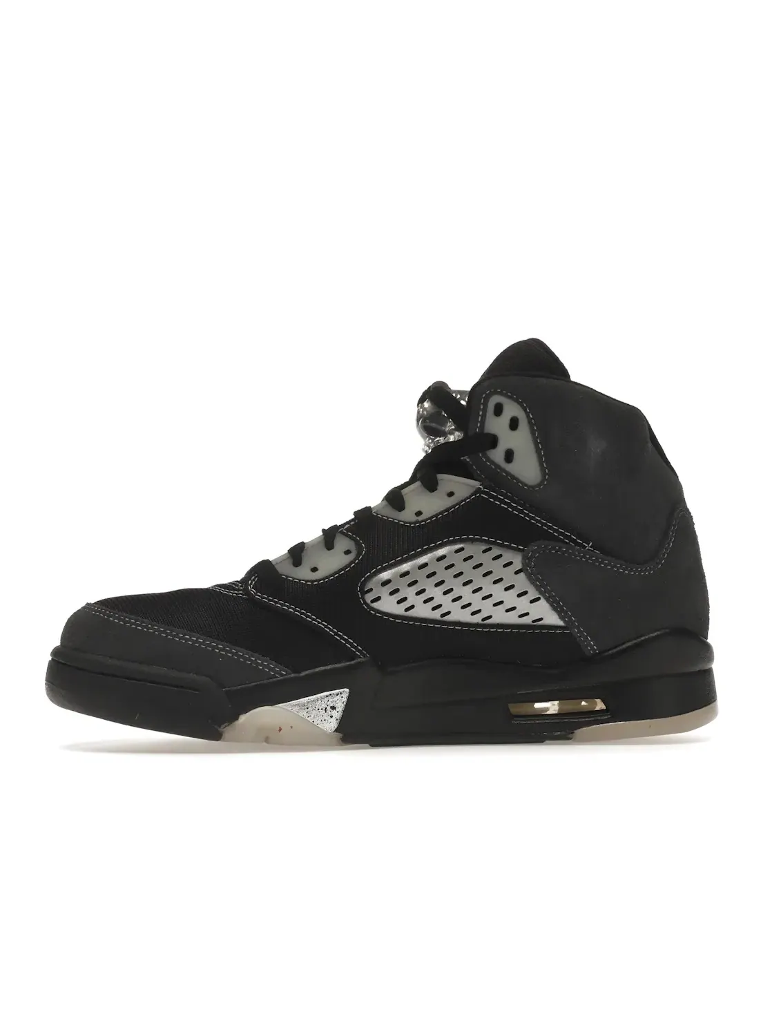 Мужские кроссовки Lifestyle с комбинированным верхом Jordan 5 Retro Jordan — изображение 3 из 4, серый-прозрачный-черный