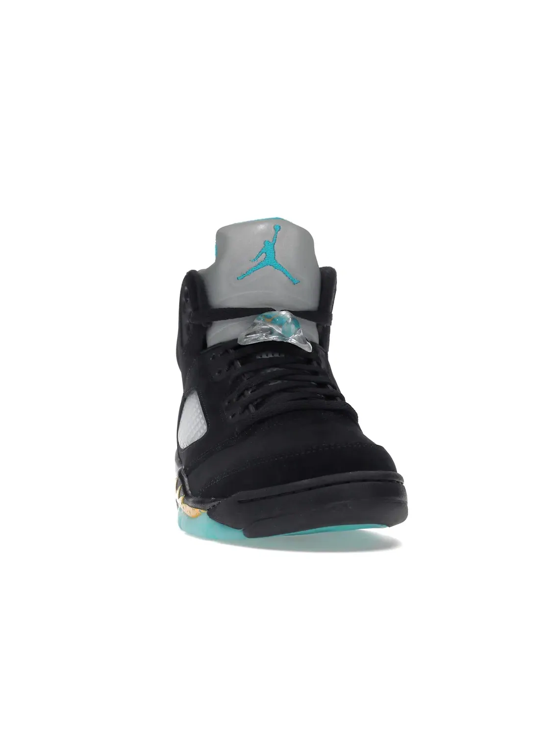 Мужские кроссовки с верхом из нубука Jordan 5 Retro — изображение 2 из 4, черный