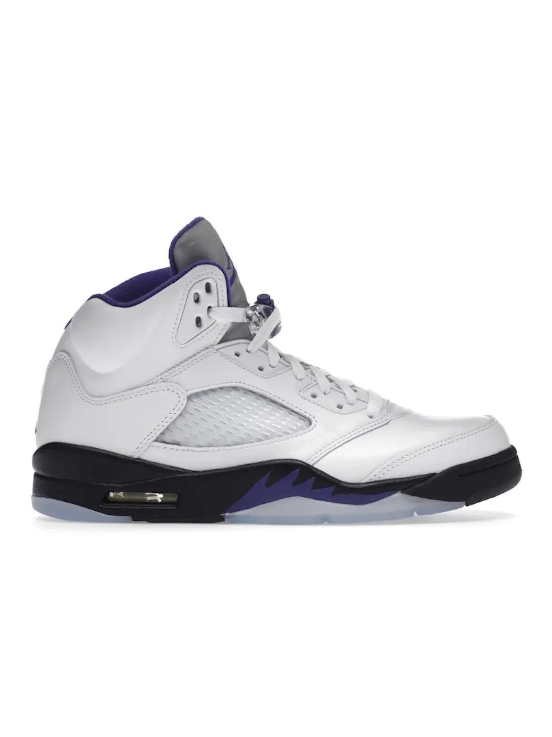 Мужские кроссовки с принтом Jordan 5 Retro Jordan — изображение 1 из 4, белый/темный-черный