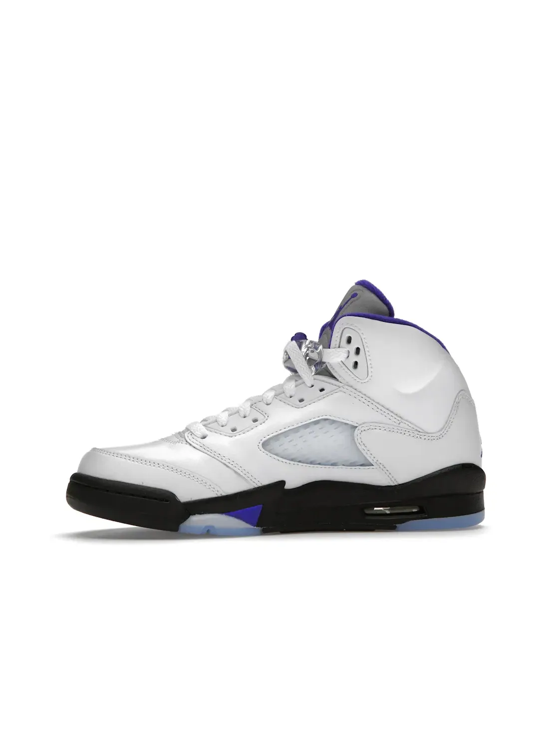 Детские кроссовки Lifestyle с контрастными акцентами Jordan 5 Retro — изображение 3 из 4, белый/темный-черный