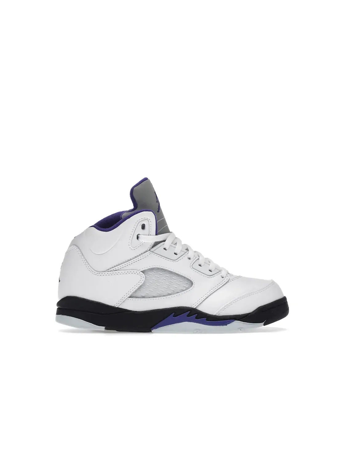 Детские кроссовки с высоким верхом Jordan 5 Retro — изображение 1 из 4, белый/темный-черный